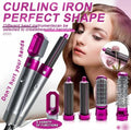High Quality 5 In 1 Hair Styler Brush | Hair Straightener, Curler, Blow Dryer