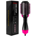 3-in-1 Hot Air Brush – Professional One-Step Hair Dryer, Straightener, and Curler
