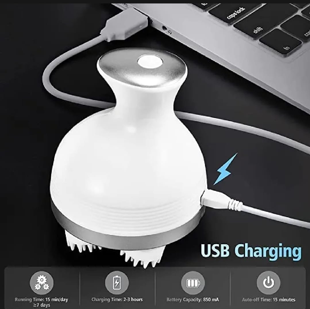 Electric Scalp Massager with 4 Tissue Kneading Node