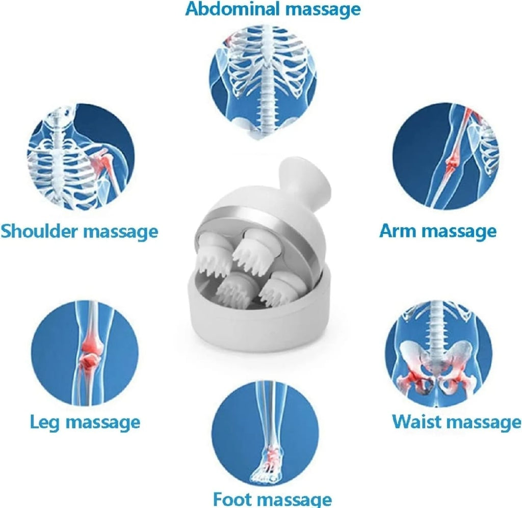 Electric Scalp Massager with 4 Tissue Kneading Node
