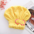Pack of 2 - Soft Microfiber Flower Cap Towel for Women
