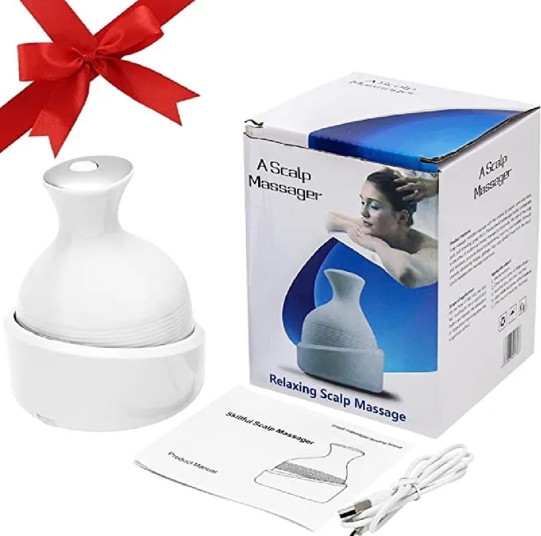 Electric Scalp Massager with 4 Tissue Kneading Node